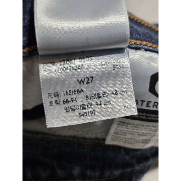 Levis Jeans Womens Wedgie Straight Size 27 Blue Button Fly Denim - Picture 4 of 13